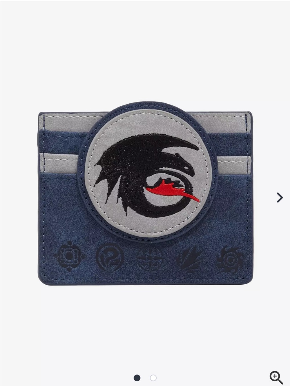DreamWorks How To Train Your Dragon Toothless Logo Cardholder BoxLunch Exclusive